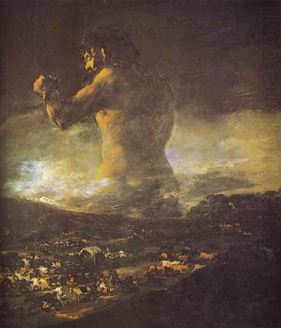Francisco Jose de Goya The Colossus. china oil painting image